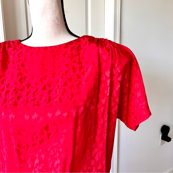 Vintage CHARLES BIANCO Italian Collection Silk Structured Skirt Set—SZ. 8 - Picture 4 of 17